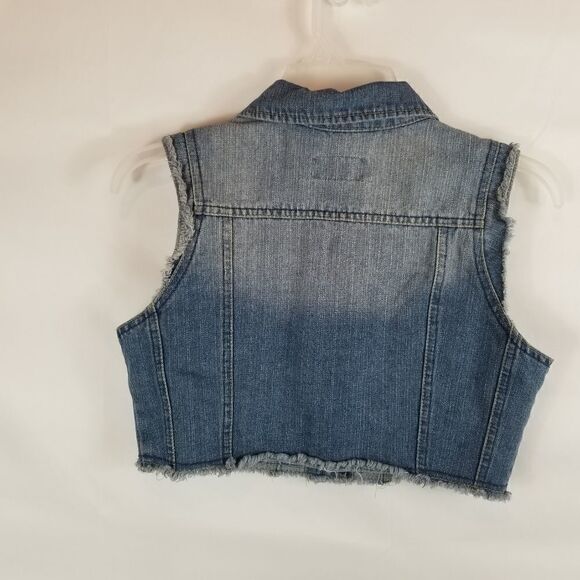 Little girl jean vest. Size M. Ci Sono Collection. - Picture 7 of 8
